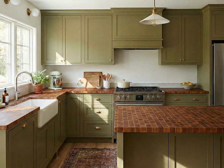 Custom Butcher Block Countertops Image